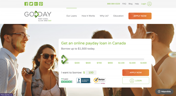 GoDay – Loans up to $1.500