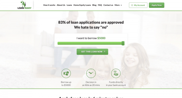 Loan Away – Loans up to $5 000
